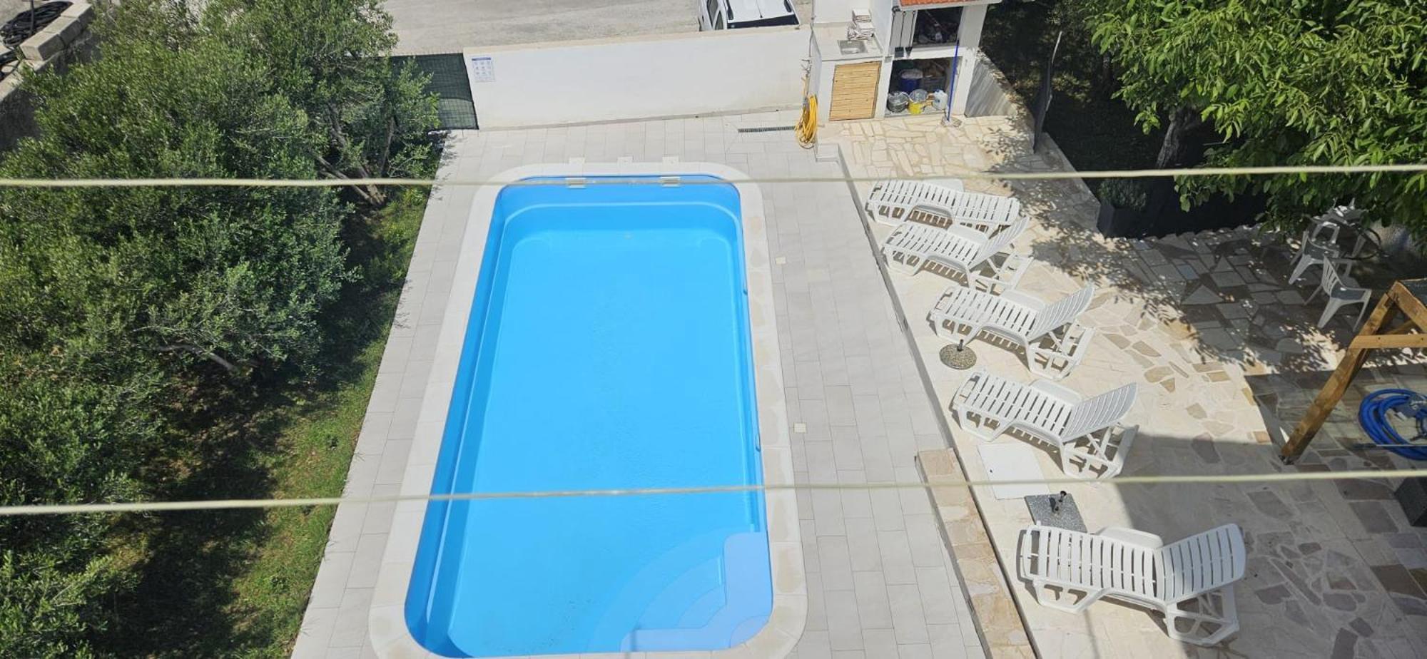 Apartman Mia With Pool1 Split Eksteriør bilde